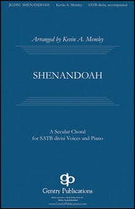 Shenandoah SSAATTBB choral sheet music cover Thumbnail